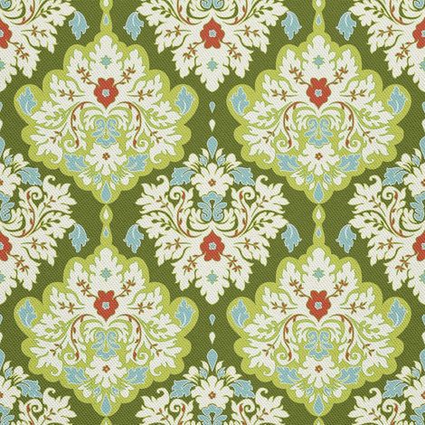 Tissu d'ameublement extérieur Oxford - Motif Damas I DX410 (1/5)