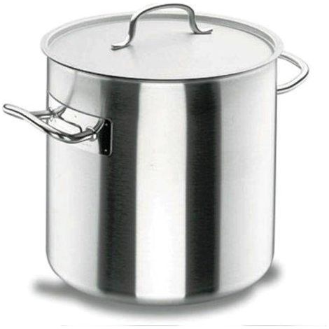 Marmite chef traiteur 28 cm 16.5L – Inox 18/10 – Tous feux dont induction – Couvercle inclus – Lacor