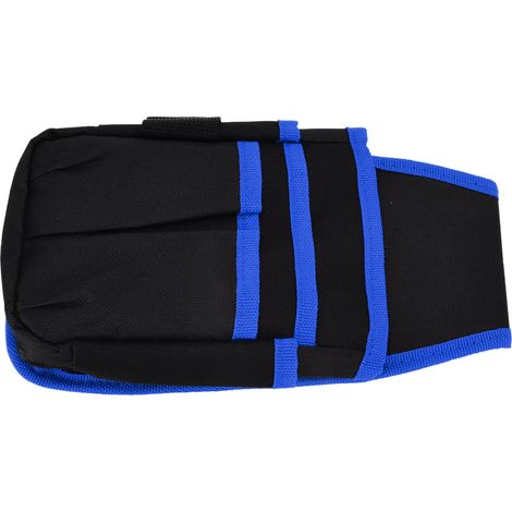 Ceinture porte-outils pour électriciens - Pochette organisatrice bleue multifonction (1/5)