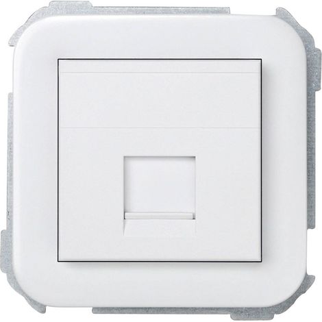Coperchio per 1 connettore RJ AMP bianco Simon 31085-60 (1/2)