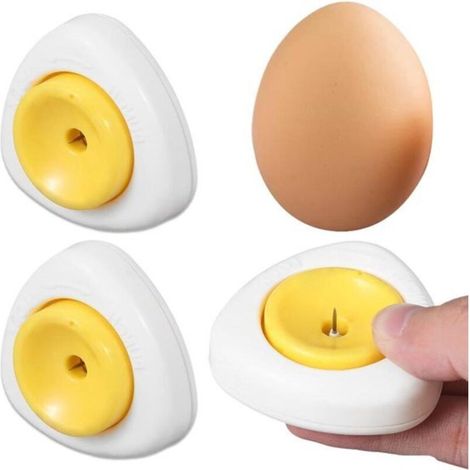 Batidor de huevos con cucharas y separador de huevos - Utensilios de cocina - 2 piezas - Acero inoxidable