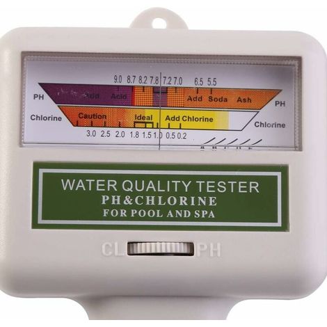 Testeur de chlore PH mètre 2 en 1 moniteur numérique d'analyse de la qualité de l'eau pour piscine Spa eau potable (1/4)