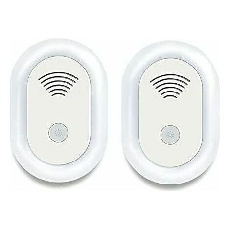 2PCS Répulsif Ultrason Anti Moustique, Ultrason pour Anti Moustiques Répulsif Antiparasitaire à Ultrasons Électronique Répulsif Ultrason Insectes (Norme Européenne) (1/4)