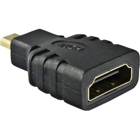 Adaptador akyga ak-ad-10 (hdmi f - micro hdmi m, black color) (1/4)