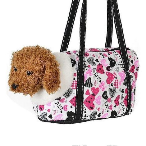 Sac de transport pour petits chiens, sac à dos pour chiots et chats, sac bandoulière pour voyages en extérieur, B (1/5)