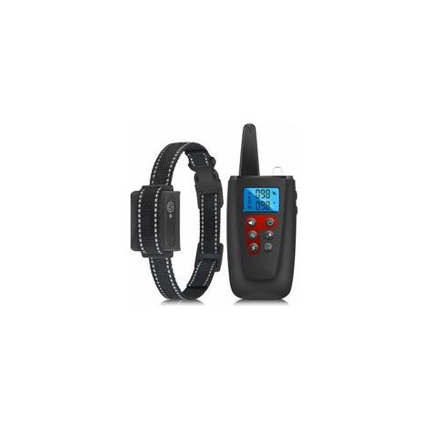 2 En 1 Collier De Dressage Pour Chien 1000 Metre - Collier Anti Aboiement Avec Telecommande Recepteur, Ip67 Etanche Et Rechargeable (1/5)
