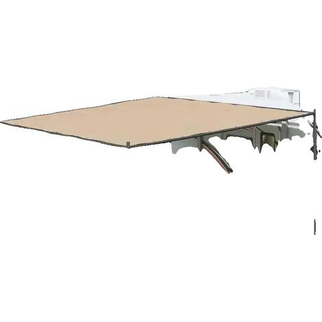 Zeltteppich, leicht zu reinigen, strapazierfähiges Material, Sandfarbe (1/2)