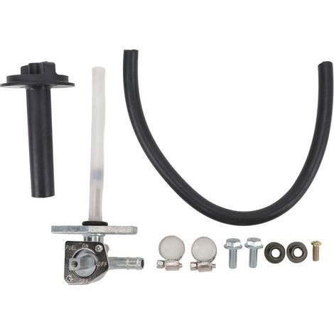Commutateur de robinet d'essence, réservoir de gaz commutateur de carburant pompe à soupape Petcock robinet de réservoir d'huile Petcock Valve Honda Rancher FourTrax TRX250 350 400 500 (1/4)