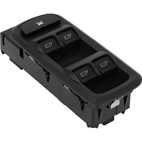 Interrupteur de commande de fenêtre, interrupteur d'alimentation haute résistance 8A6T-14A132-CC ABS durable résistant à l'usure pour accessoires de voiture de remplacement Ford Fiesta 2011-2013 (1/5)