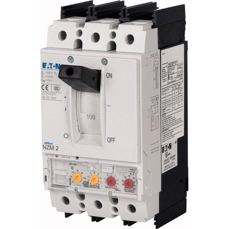 NZM2 50kA 3P 100A borne à cage UL/IEC 000107843 EATON NZMN2 VE100 BT NA