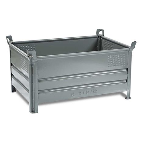 Caisse-palette métallique avec semelles - Charge max 1000kg - VP812C (1/4)