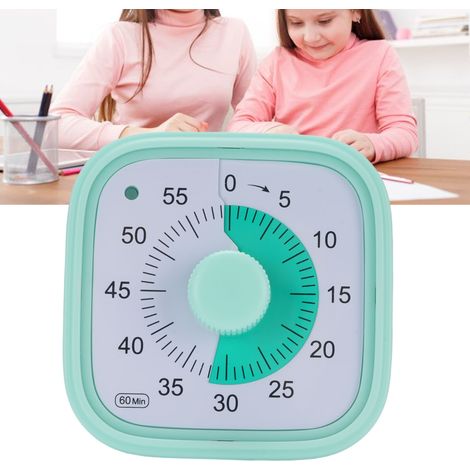 Minuteur Visuel Pédagogique Minuterie Kitchen 60 Minutes Chronomètre Décroissant Professionnel Abs Et Batteries Incluses (1/5)