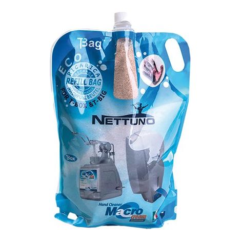 Ricarica lava mani in crema "Tbag" realizzato con microsfere naturali da 3000 ml