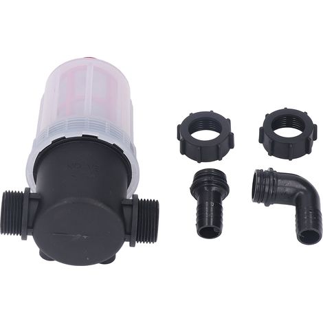 Filtres pour pulvérisateurs agricoles, filtre à mailles de 50, résistant à la corrosion, filtre d'entrée pour tuyau d'arrosage, pour l'agriculture et le jardin, 19 mm G1/2 (1/5)