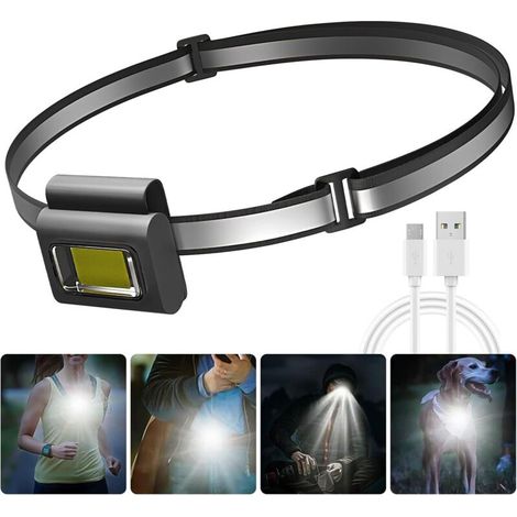 Mini Lampe à Pince Led Lampe Frontale Clip LumièRe Courante Lampe à Clip MagnéTique Puissant Lampe Chien LumièRe Secours Lampe à Clip éTanche Ipx5 Lampe à Clip éTanche avec 6 Modes [Classe énergétique