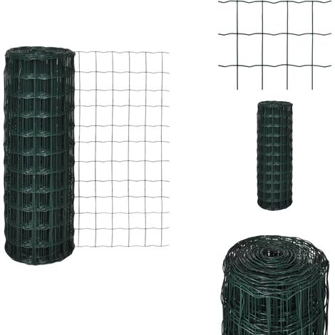 Gartenzaun Maschendraht Gitterzaun Schweißgitter 10x0,8 m - Gartenzaun - Maschendrahtzaun - Metallzaun - Stabiler Zaun - Gartenzäune (1/4)