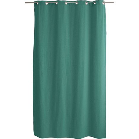 Rideau “Cambria” – 140 x 240 cm – Coton recyclé - 140x240cm - Vert jade