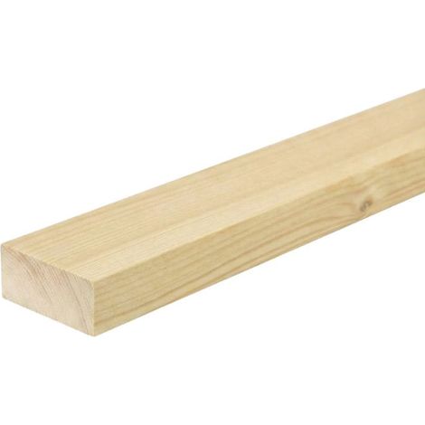 25mm x 75mm PAR Softwood Timber (3'' x 1'') Finish 20.5mm x 69mm - 1 Metre