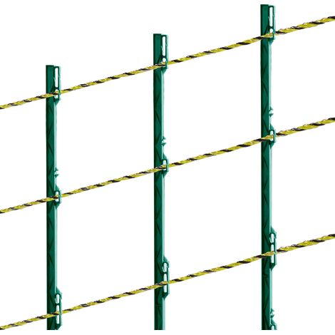Mophorn Filo per Recinzione Elettrica, Filo in polietilene portatile da 3.366 piedi 1.026 m, Diametro 1/8", 6 fili in acciaio inossidabile per conduttività affidabile e resistenza