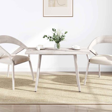 Maison Exclusive - Piano Tavolo Bianco 100x50x2,5 Legno Massello Pino Rettangolare