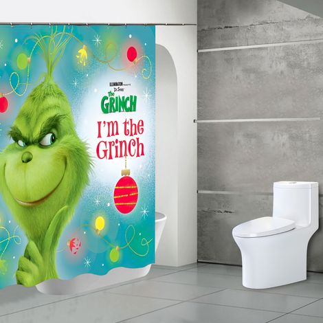 1 Rideau de douche, impression 3D HD, imperméable, anti-moisissures, salle de bain (1/5)