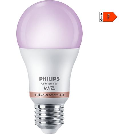 Bombilla led standard e27 8,5w full colors wifi wiz philips (1/5)