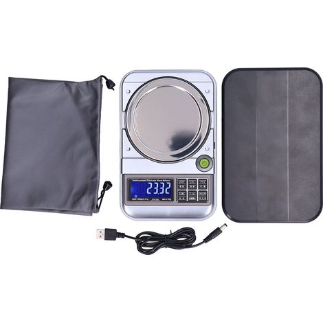 Präzise elektronische Waage für Schmuck, stabiles LCD-Display, hohe Empfindlichkeit, mehrere Einheiten zum Wiegen von Gold und Edelmetallen. (1/5)