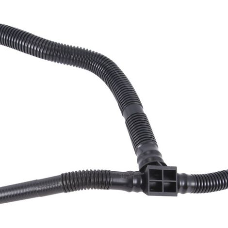 Matériau noir : ABS 06E131143AJ Tuyau d'échappement de pompe à air moteur de voiture, tuyau EGR, durite de carter (1/4)