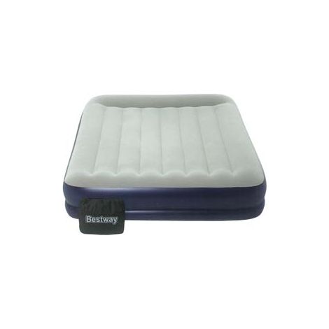 MATERASSO GONF. AIRBED TRITECH QUEEN GRIGIO MATRIM. POMPA EL. INTEGR.  cm.203x152x36  kg. 7,300 (art.671BU)    BESTWAY