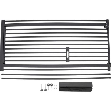 Barrera para mascotas, materiales duraderos, diseño fácil de usar, color negro. (1/2)