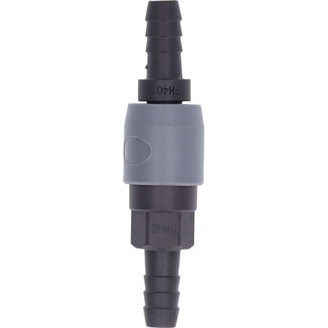 Raccord Rapide Pneumatique Type C pour Tuyau PU, Couplage Auto-Blocant pour Air/Gaz, Accessoires de Raccordement (SH40+PH40) (1/5)