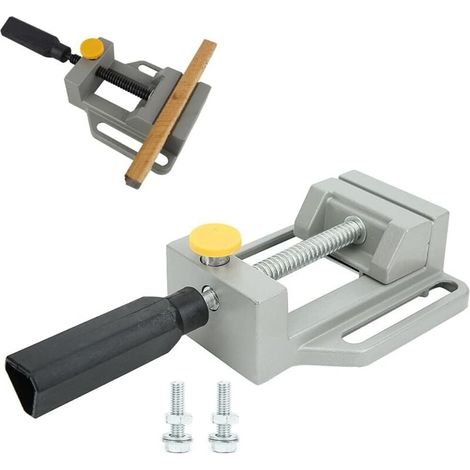 Mini étau plat à serrage rapide en alliage d'aluminium pour table de sculpture et gravure, outils de bricolage, perceuse d'établi, étau d'établi, autres outils de jardin (1/4)