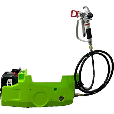 Pulvérisateur de peinture sans air, haute pression, batterie lithium 21V, Avec DEUX batteries (1/2)