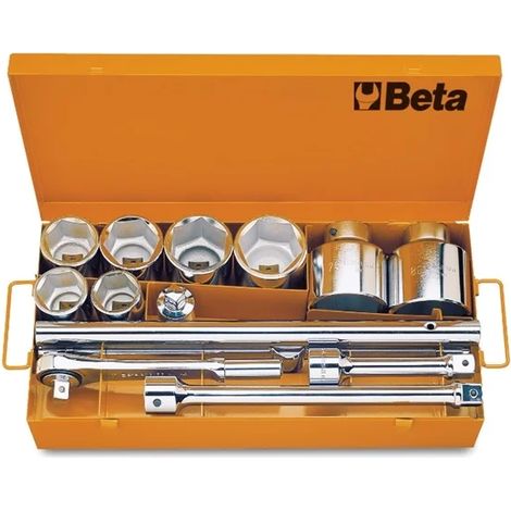 Clé à douille et jeu d'accessoires 1" beta 929/c8 - 13
