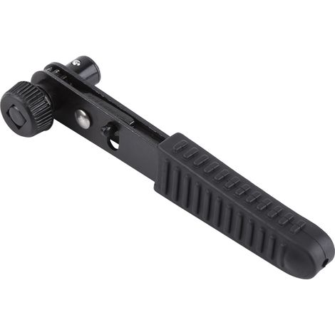 Clé à cliquet 1/4" noire avec manche tournevis pour embouts et douilles, outil rapide (1/5)