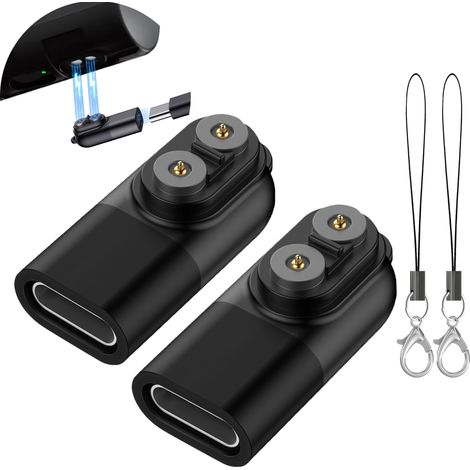 2 Pièces Adaptateur de Charge Type C Compatible avec P (1/5)