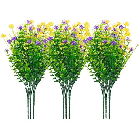 artificielles 9 bouquets couleurs naturelles et vives sans (1/5)