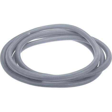 Gaine Fendue pour Câbles 1"(23mm) DI 20FT(6m) Gaine Protectrice Résistante À La Chaleur Et Au Froid -40F À 257F Conduit Flexible en Plastique Protecteur De Câbles Électriques, Gris (1/5)