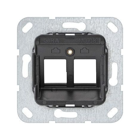 GIRA, 560800, JACK MODULAIRE À 8, BAGUE DE SUPPORT 2 FOIS