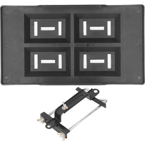 Kit de support de fixation pour batterie de voiture, réglable en hauteur, noir, robuste et universel (1/5)