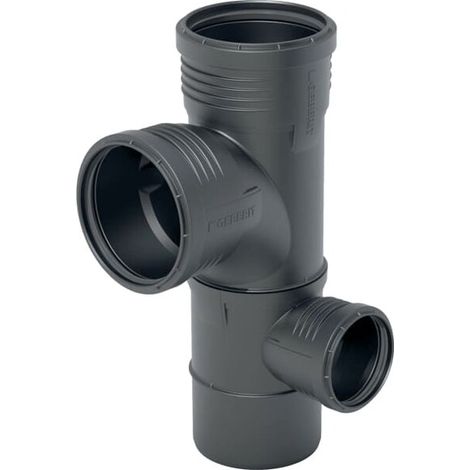 Geberit 390560141 Silent-PP dérivation combinée 87,5Gr droite (1/5)