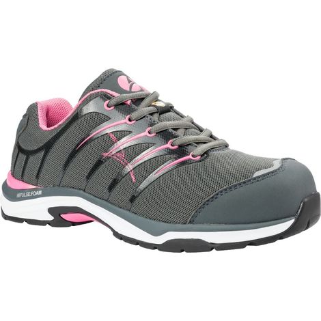 Scarpa antinfortunistica da donna Albatros Twist Pink S1P ESD HRO SRC Grigio 39