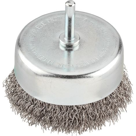 Cepillo abrasivo kwb 75 mm acero HSS limpieza decapado (1/4)