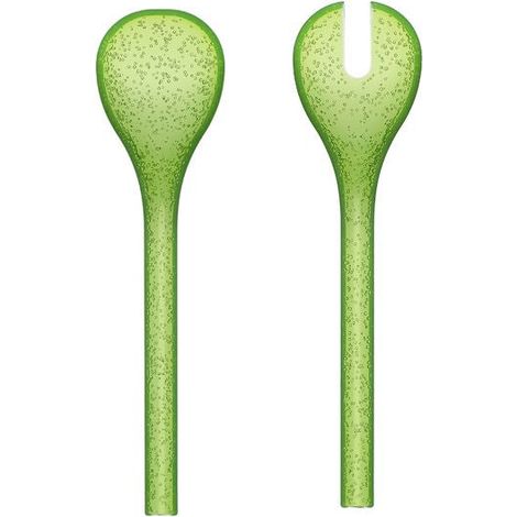Zani Serafino Posate da Insalata Salad Server Me Synth Metacrilato Lime (1/3)