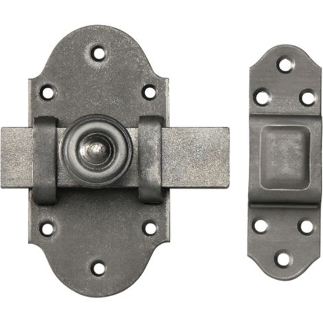 Riegel MERMIER 60 mm mit Schließblech - 410601