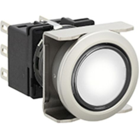 Idec LB6ML-M1T64PW LB6ML-M1T64PW Leuchtdrucktaster 250 V, 125 V, 30 V 5 A 2 x Aus/(Ein) tastend  (Ø)