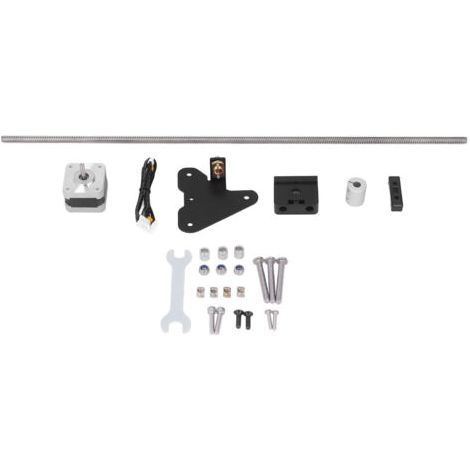 Kit de nivelación de doble eje Z para piezas de impresora 3D CR10 con husillo de 515 mm y motor de 4 mm. (1/5)