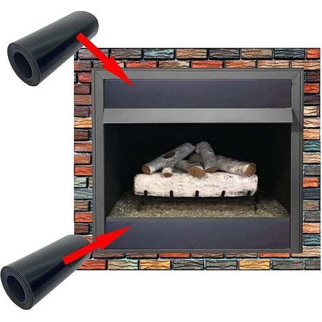 Le couvercle de cheminée magnétique empêche les déperditions de chaleur dues aux entrées d'air froid par les fentes de ventilation. Dimensions : 91,44 x 10,16 cm (lot de 2).