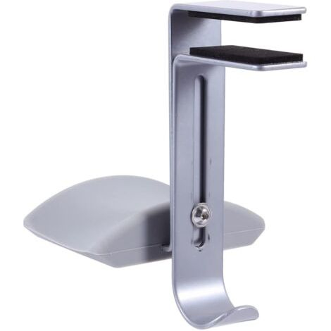 Support Écouteurs Réglable Métal sous Bureau Hanger Pratique pour Casque (1/5)
