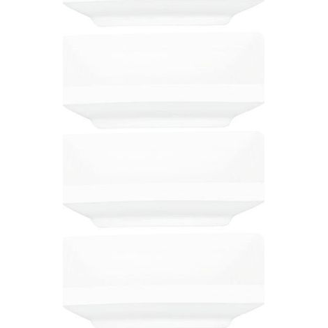 Lot de 4 coupelles à sauce soja en céramique